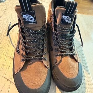 Vans Suede Brown High-Top Sneakers Ultra Cush MTE360 NWOT
